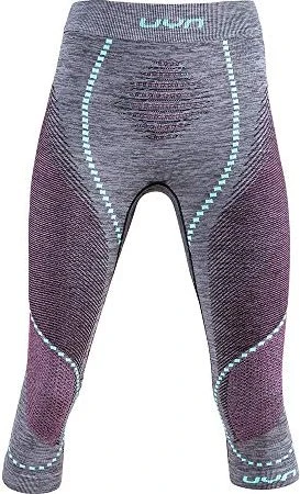 UYN Ambityon Hose 3/4 black melange/pink/aqua (Damen)