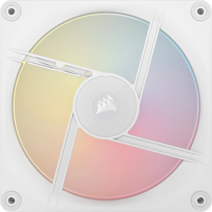 Corsair iCUE LINK LX140-R RGB Dual Pack, weiß, LED-Steuerung, 140mm, 2er-Pack