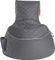 Gamewarez Gaming Sitzsack Classic Granite Hurricane, grau/weiß Vorschaubild