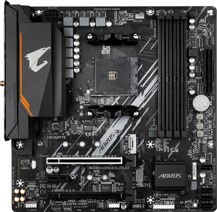 GIGABYTE B550M AORUS Elite AX (AMD AM4)