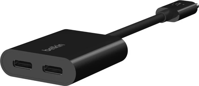 Belkin Connect USB-C Audio + Charge Adapter schwarz