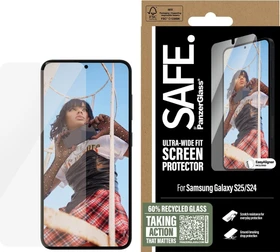 PanzerGlass Safe Screen Protector Ultra-Wide Fit with Aligner für Samsung Galaxy S25