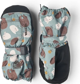 Hestra Baby Zip Long Mitt Skihandschuhe sea blue print (Junior)
