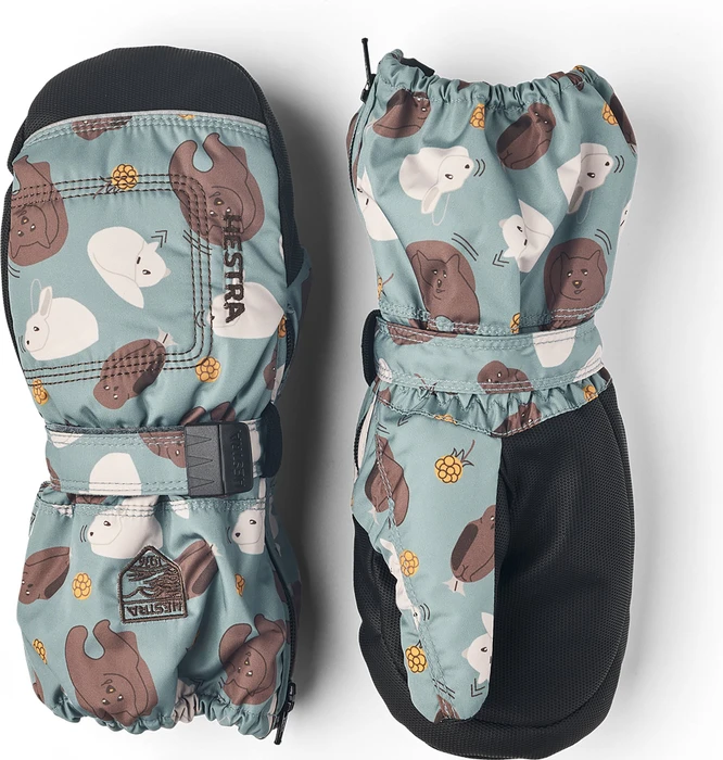 Hestra Baby Zip Long Mitt Skihandschuhe sea blue print (Junior)