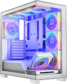 Modecom Volcano Stellar ARGB 8F White, Glasfenster (AT-STELLAR-8F-ARGB-20)
