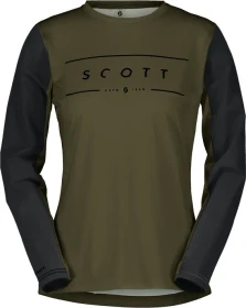 Scott Trail Vertic Trikot langarm fir green/black (Damen)
