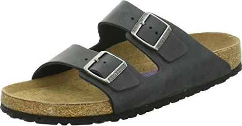 Birkenstock Arizona Nubukleder schwarz