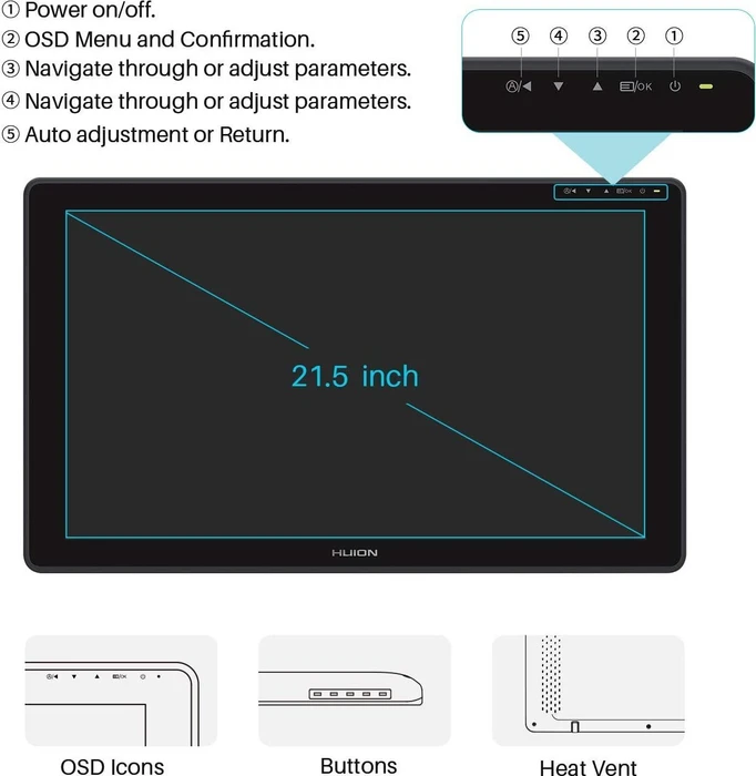 Huion Kamvas 22 Plus