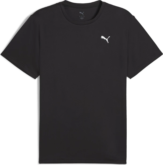 Puma Train All Day Essentials Poly Texture T-Shirt kurzarm puma black (Herren)
