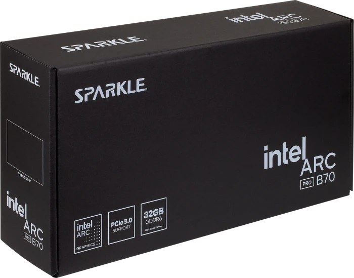 Sparkle Arc Pro B70 Passive, SBP70B-32G, 32GB GDDR6, 4x DP