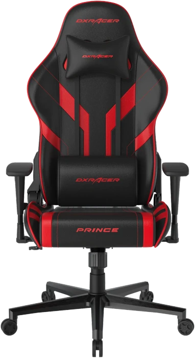 DXRacer Prince Series PM88 Gamingstuhl, schwarz/rot