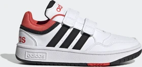 adidas Hoops cloud white/core black/bright red (Junior)