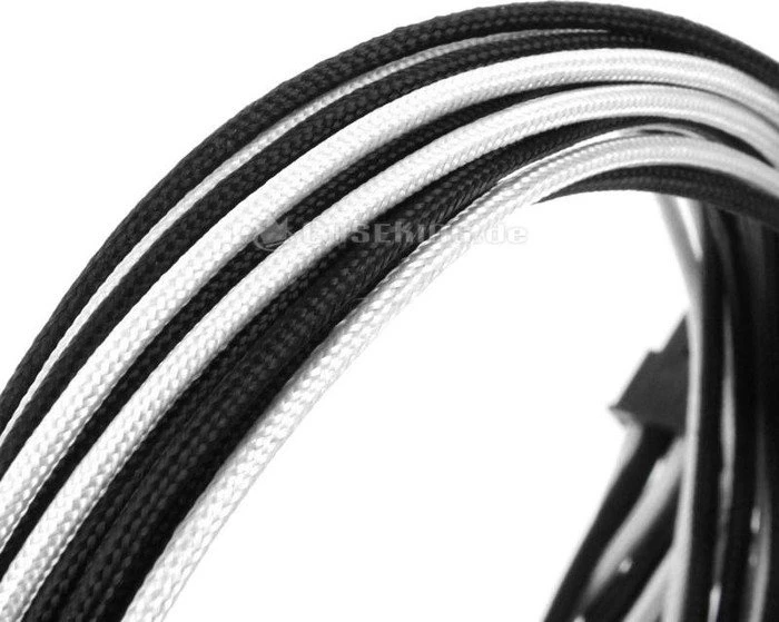 CableMod C-Series ModFlex Full Cable Kit, AXi, HXi, RM, schwarz/weiß