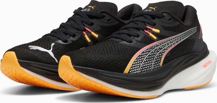 Puma Deviate Nitro 3 puma black/sunset glow/sun stream (Damen)