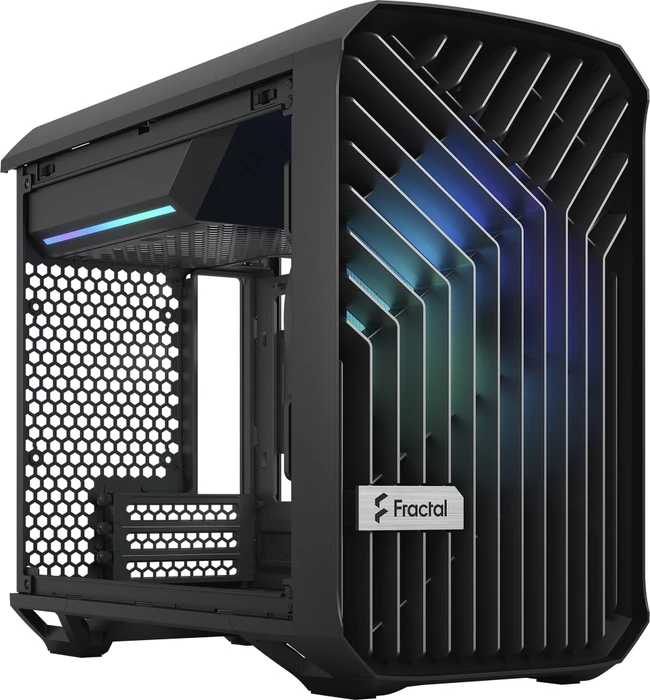 Fractal Design Torrent Nano Black RGB TG Light Tint, Glasfenster, Mini-ITX