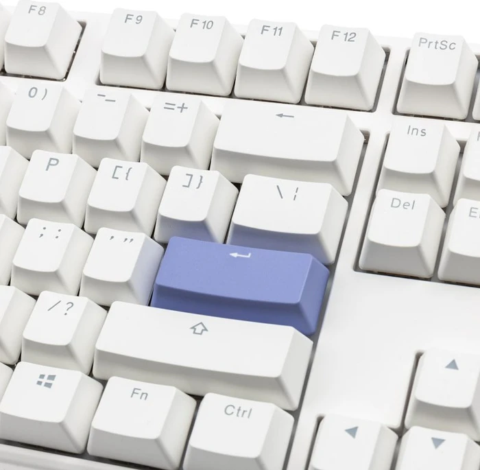 Ducky One 3 PBT, LEDs RGB, Pure White, MX SPEED RGB Silver, USB, US