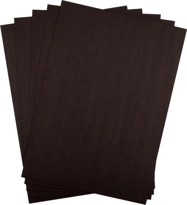Vaessen Creative Tonkarton, A6, glatt, schwarz, 40 Blatt