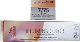 Wella Illumina Color Haarfarbe 7/75 mittelblond braun mahagoni, 60ml
