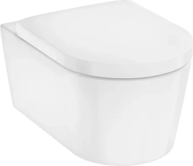 Hansgrohe EluPura S Wand WC Set 540 AquaHelix Flush, SmartClean mit WC-Sitz mit SoftClose und QuickRelease