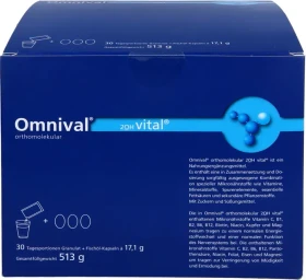 Omnival vital Granulat Beutel + Kapseln, 120 Stück (30x Granulat Beutel + 90x Kapsel)