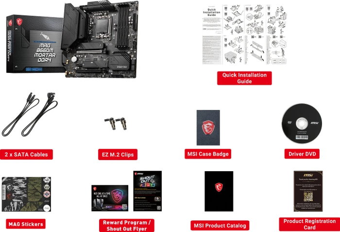 MSI MAG B660M Mortar DDR4 (Intel 1700)