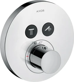 Hansgrohe Axor ShowerSelect rund Thermostat mit 2 Ventilen brushed gold optic