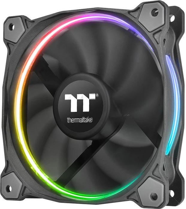 Thermaltake Riing 14 LED RGB TT Premium Edition, LED-Steuerung, Lüftersteuerung, 140mm, 3er-Pack