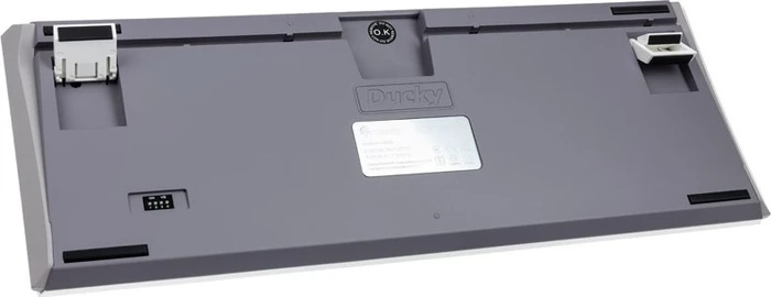 Ducky One 3 TKL, Mist Grey, PBT, LEDs RGB, MX RGB ERGO CLEAR, USB, DE