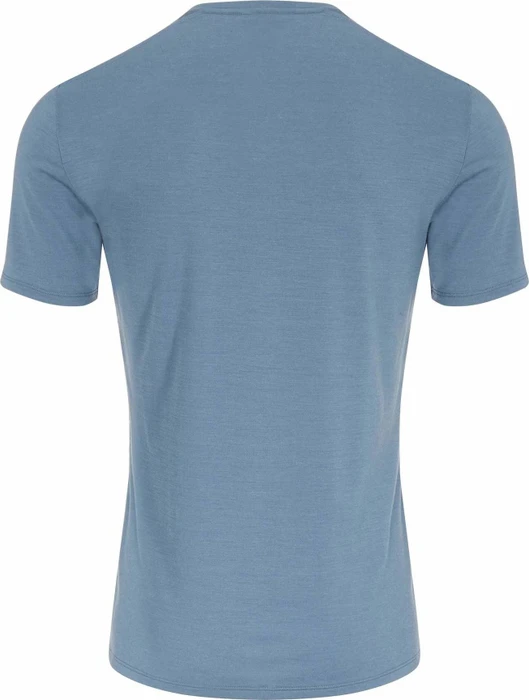 Icebreaker Anatomica Crewe Funktionsshirt kurzarm granite blue (Herren)