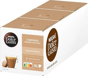 Nestlé Nescafe Dolce Gusto Espresso Cortado Kaffeekapseln, 48 Stück (3x 16 Stück)