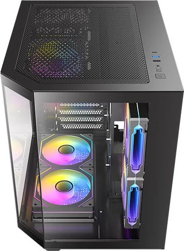 Antec CX M2 ARGB, schwarz, Glasfenster