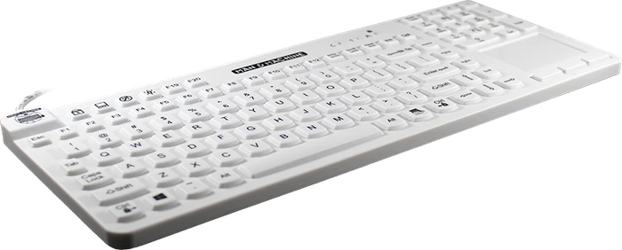 Man & Machine Really Cool Touch Keyboard, weiß, USB, DE
