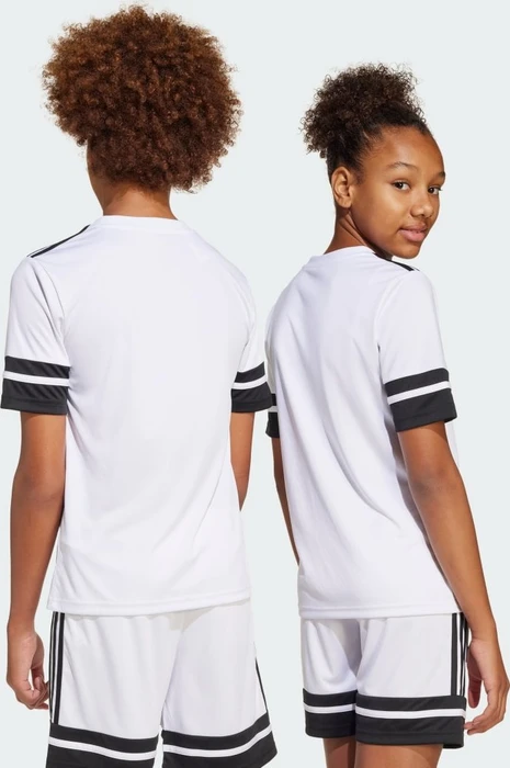 adidas Squadra 25 Trikot kurzarm weiß/schwarz (Junior)