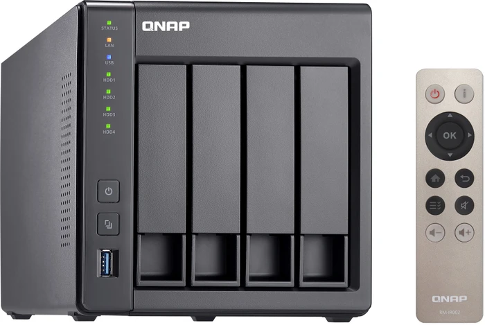 QNAP Turbo Station TS-451+, 8GB RAM, 2x RJ-45 1000Base-T, 2x USB-A 3.0