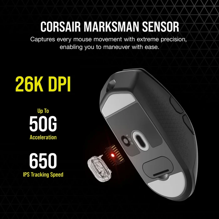 Corsair Gaming Katar Elite Wireless Gaming Mouse, USB/Bluetooth