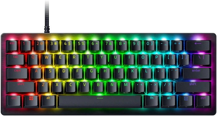 Razer Huntsman V3 Pro Mini, schwarz, LEDs RGB, Razer Analog Optical Switch Gen-2, USB, FR