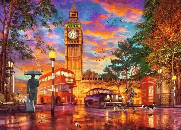 Ravensburger Puzzle Sonnenuntergang in London