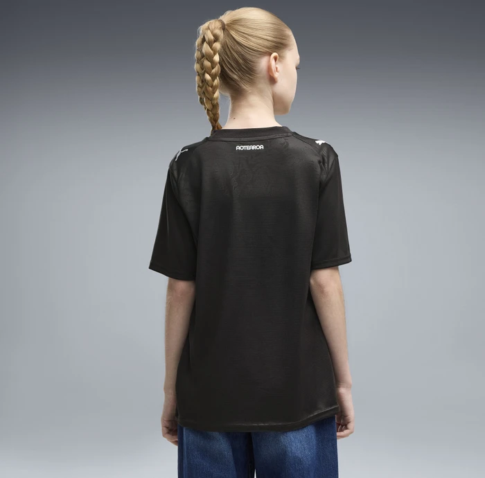 Puma FIFA WM 2026 Neuseeland Heimtrikot kurzarm puma black/puma silver (Junior)