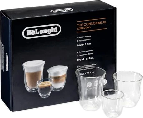 DeLonghi Essence doppelwandige Thermogläser-Set, 6-tlg.