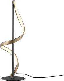 Paul Neuhaus Q-SWING LED-Tischleuchte anthrazit/messing