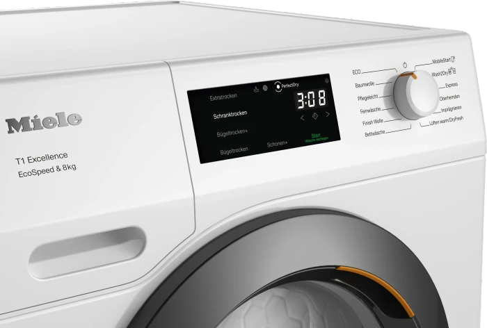 Miele T1 Excellence TEC655WP EcoSpeed & 8kg Wärmepumpentrockner