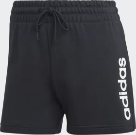 adidas Essential Linear French Terry Shorts Trainingshose kurz schwarz/weiß (Damen)