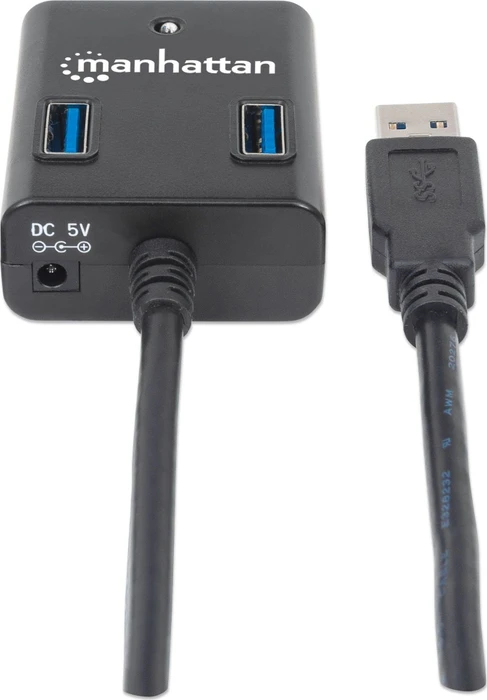 Manhattan USB-Hub, 4x USB-A 3.0, USB-A 3.0 [Stecker]