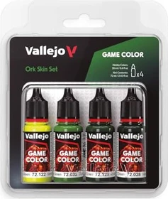 Vallejo Game Color Ork Skin Set Farbset, 4-tlg.
