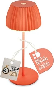 Briloner Riffle Mini Akku-Tischleuchte orange