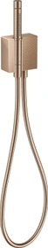 Hansgrohe Axor Edge Brausearmatur mit 2jet Stabhandbrause Diamantschliff polished red gold
