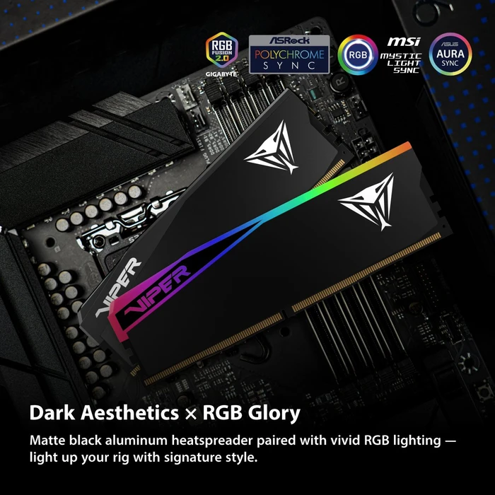 Patriot Viper ELITE 5 RGB ULTRA UDIMM 96GB Kit, DDR5-6400, CL32-39-39-101, retail
