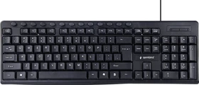 Gembird Multimedia Keyboard, schwarz, USB, DE (KB-UM-107-DE)