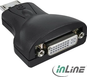 InLine DisplayPort [Stecker] auf DVI-D [Buchse] Adapter gerade