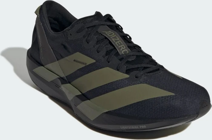 adidas Adizero Adios 9 core black/focus olive/charcoal (Herren)